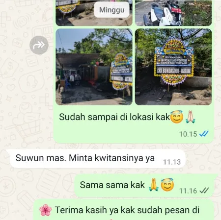 Pengiriman Papan Bunga Duka Pondok Kelapa