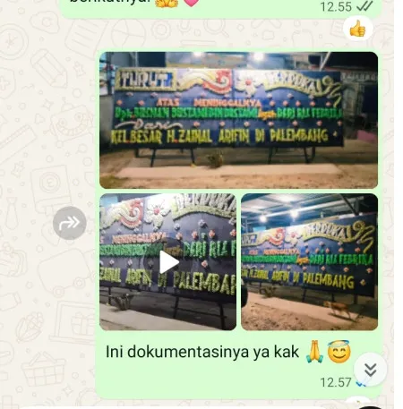 Pengiriman Papan Bunga Duka Pondok Kelapa