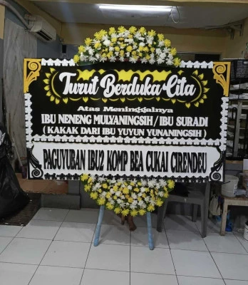 Papan Bunga di Pondok Kelapa